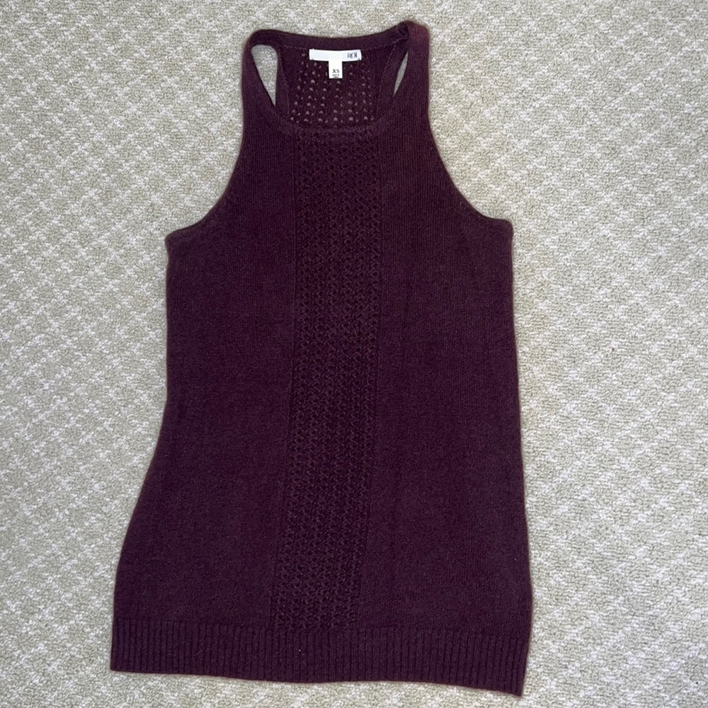 ROI cashmere tank